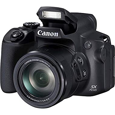 Canon PowerShot SX70 HS - Cámara Bridge de 20.3 MP (Negro)