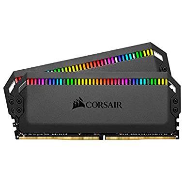 Corsair Dominator Platinum RGB Kit de Memoria 16 GB DDR4, 3466 MHz, 288pin DIMM, 2 x 8 GB, Negro