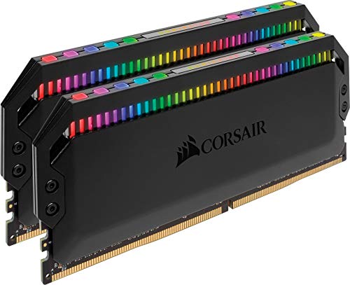 Corsair Dominator Platinum RGB Kit de Memoria 16 GB, DDR4 4266 MHz C19, con Iluminación LED RGB, 2 x 8 GB, Negro
