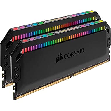 Corsair Dominator Platinum RGB Kit de Memoria 16 GB, DDR4 4266 MHz C19, con Iluminación LED RGB, 2 x 8 GB, Negro