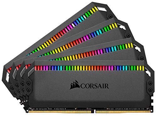 Corsair Dominator Platinum RGB Kit de Memoria 64 GB, DDR4, 3200 MHz, 288pin DIMM, 4 x 16 GB, Negro