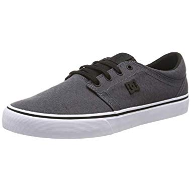 DC Shoes (DCSHI) Trase TX Se-Shoes for Men, Zapatillas de Skateboard para Hombre, Grey Black, 36 EU