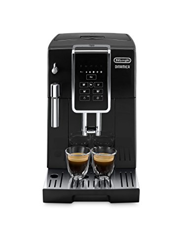 De'longhi Dinamica Ecam350.15.B - Cafetera superautomática,1450w,panel control intuitivo táctil lcd,dispositivo de cappuccino,negro (Basic)