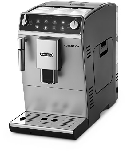 De'Longhi ETAM29.510.SB Cafetera súper automática,con panel táctil,1450 W,1.3 L,15 bareses,acero inoxidable,plata (Estándar Plata)