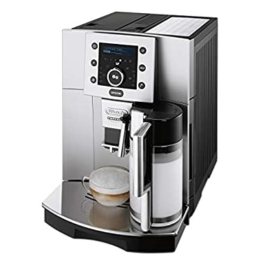 Delonghi ESAM 5500.M Máquina De Espresso Automática, 1350 W, 1.8 Litros, Acero Inoxidable, Gris