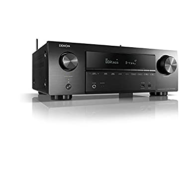 Denon AVR-X1500H - Receptores audio/video de alta definición, color negro