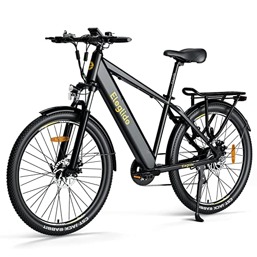 Eleglide Bicicleta eléctrica, T1, de 27,5" con batería de Litio extraíble de 13Ah, Pantalla LCD, Shimano 7 velocidades, de Trekking para Adultos, 50Nm