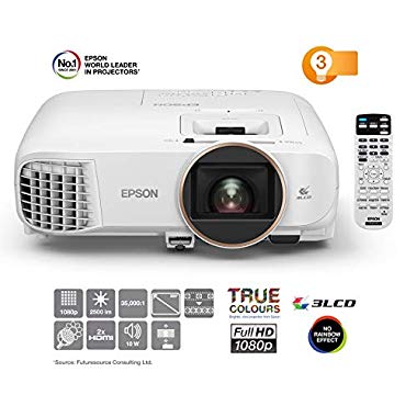 Epson EH-TW5650 | Proyector Home Cinema 3D Full HD 1080p | 2500 lúmenes | Alto Contraste 60.000:1 | Lámpara Larga Duración 7500 horas | Pantalla Hasta 300" | Tecnología 3LCD (Sencillo)