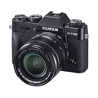 Fujifilm X-T30, Kit cámara con Objetivo Intercambiable XF18-55/2.8-4, Color Negro