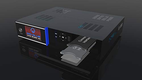 GigaBlue UHD-4K Quad 4K - Receptor de TV, Color Negro