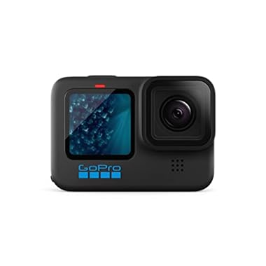 GoPro HERO11 Black - Cámara de acción a Prueba de Agua con Video Ultra HD 5.3K60, Fotos de 27MP, Sensor de Imagen de 1/1.9", transmisión en Vivo, cámara Web, estabilización (H11 V2)