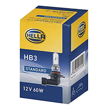 HELLA 8GH 005 635-121 Lámpara - HB3 - Standard - 12V/60W - P20d - caja - Cant.: 1