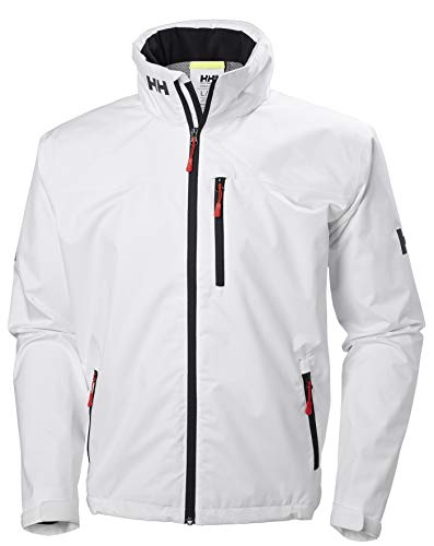 Helly Hansen Hombre Crew Hooded Jacke Chaqueta Not Applicable, Blanco, M