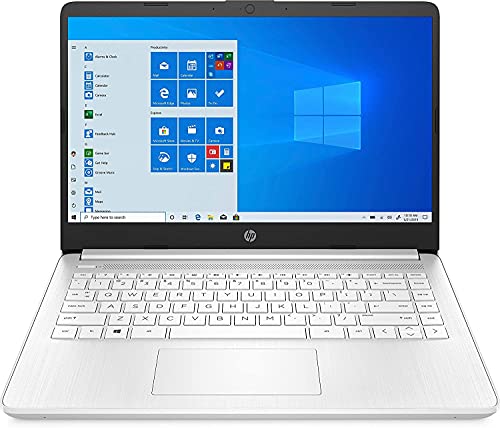 HP 14s-fq0007ns - Ordenador portátil de 14" FullHD (Blanco - teclado QWERTY Español) (White, WIN 10S, 3020e dual, 4GB RAM | 64GB eMMC + Office 365)