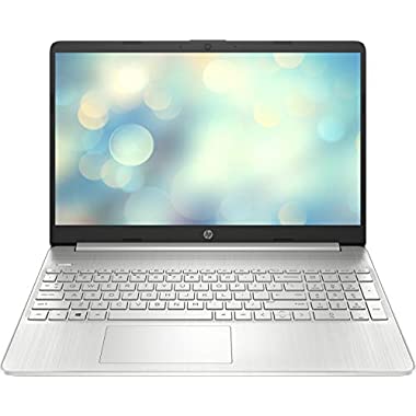HP 15s-eq1075ns - Ordenador portátil de 15.6" FullHD (Plata - teclado QWERTY Español) (Silver, FreeDOS, Athlon 3050U dual, 8GB RAM | 256GB PCIe)