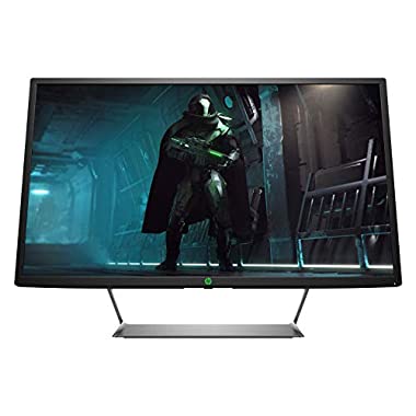 HP Pavilion Gaming - Pantalla de juegos 32" QHD, negro (Negro y verde, QHD 32'', Monitor)