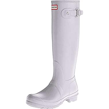 Hunter Wellington Boots, Botas de Agua Mujer, Blanco (White/Wht), 36 EU