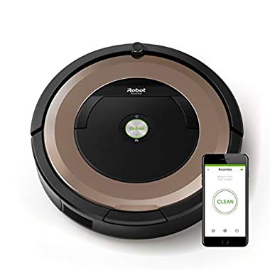 iRobot Roomba 895 - Robot Aspirador Óptimo para Mascotas,Succión 5 Veces Superior,Cepillos de Goma Antienredos,Dirt Detect,Suelos Duros y Alfombras,Wifi,Programable por App,compatible con Alexa