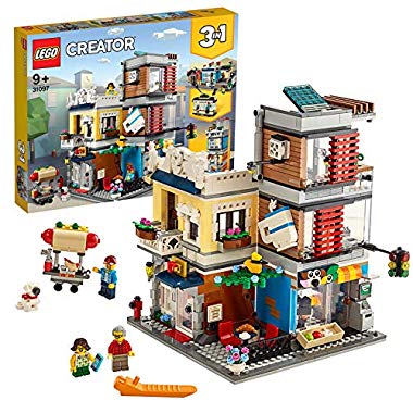 LEGO Creator - Tienda de Mascotas y Cafetería Nuevo set de construcción de Edificios de Juguete (31097)