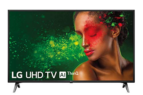 LG 49UM7100ALEXA - Smart TV UHD 4K de 124 cm (con Inteligencia Artificial,Procesador Quad Core,HDR y Sonido Ultra Surround,color negro) (49 pulgadas)