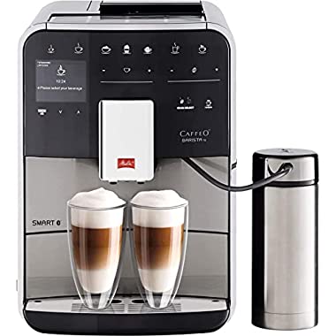 Melitta Barista TS Smart 860-100 Cafetera automática, 1450 W, 1.8 litros, Stainless Steel, Acero Inoxidable