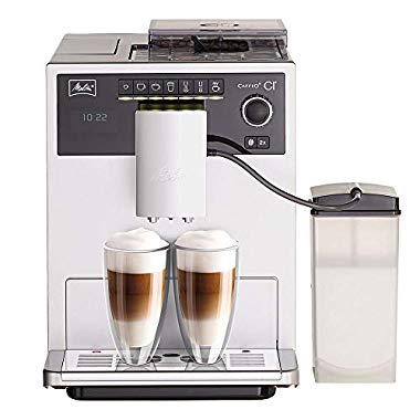 Melitta CAFFEO Ci, Plata-Máquina de café, 1500 W, 1.8 litros, 15 Decibeles, Acero Inoxidable (Estándar)