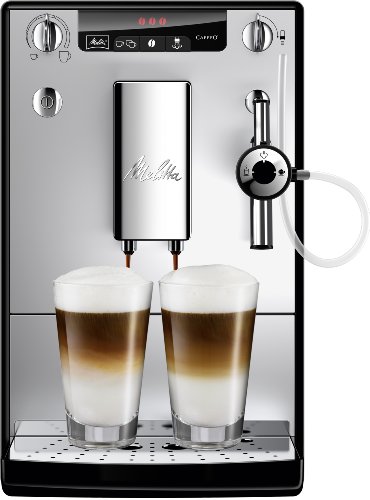 Melitta Caffeo Solo&Perfect Milk E957-103 - Cafetera Automática, Espumador Para Capuchino, Limpieza Automática, 1.2 Litros, Plata