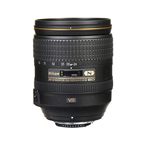 Nikon AF-S 24-120mm F4 ED VR - Objetivo para Nikon (color negro - Versión Europea)