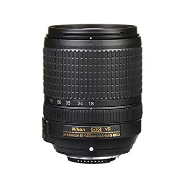 Nikon AF-S DX NIKKOR 18-140 f/3.5-5.6G ED VR - Objetivo para Nikon (color negro)