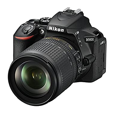 Nikon D5600 + AF-S DX 18-105mm G ED VR + 8GB SD Juego de Camara SLR 24,2 MP CMOS 6000 x 4000 Pixeles Negro - Camara Digital