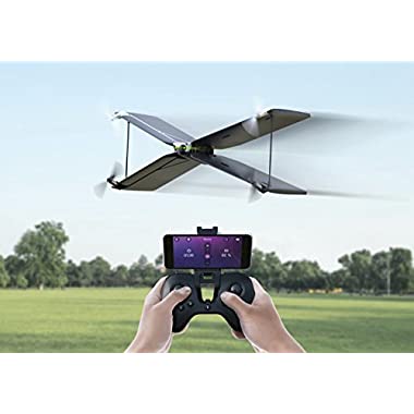 Parrot Swing - Dron "dos en uno" cuadricóptero y avión + Mando Flypad (Negro)
