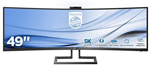 Philips 499P9H/00 - Monitor Curvo de 49" Superwide UHD 5K