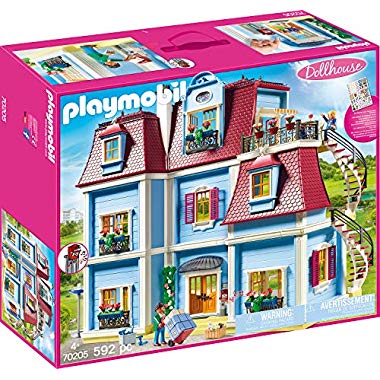 PLAYMOBIL Dollhouse Casa de Muñecas, con Timbre Real, A Partir de 4 años (702050)
