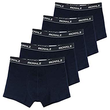 ROYALZ bóxers para Hombre Multipack (Ropa Interior Calzoncillos Underwear, Tamaño:XXL, Color:Azul Oscuro)
