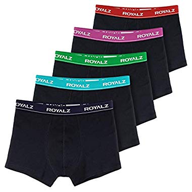 ROYALZ bóxers para Hombre Multipack (Ropa Interior Calzoncillos Underwear, Tamaño:XXL, Color:Set 001 (Pack de 5 - Multicolor))