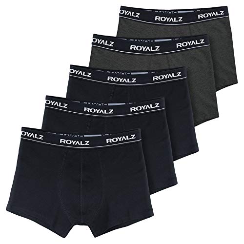 ROYALZ bóxers para Hombre Multipack (Ropa Interior Calzoncillos Underwear, Tamaño:S, Color:Set 009 (Pack de 5 - Multicolor))