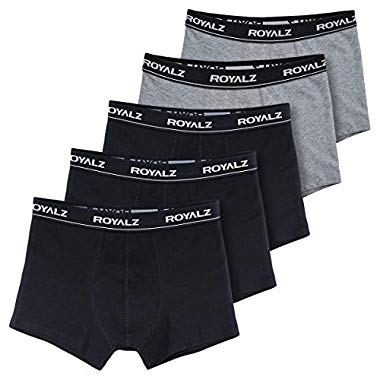 ROYALZ bóxers para Hombre Multipack (Ropa Interior Calzoncillos Underwear, Tamaño:M, Color:Set 010 (Pack de 5 - Multicolor))