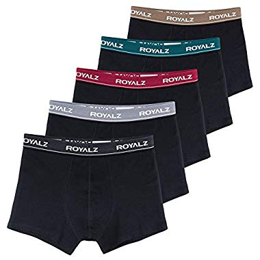 ROYALZ bóxers para Hombre Multipack (Ropa Interior Calzoncillos Underwear, Tamaño:S, Color:Set 033 (Pack de 5 - Multicolor))