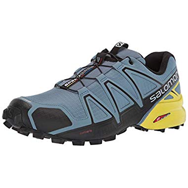 Salomon Speedcross 4,Zapatillas de Running para Hombre,Azul (Bluestone/Black/Sulphur Spring),42 2/3 EU