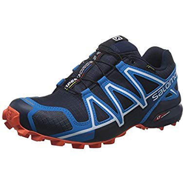Salomon Speedcross 4,Zapatillas de Running para Hombre,Azul (Navy Blazer/Cloisonné/Flame),46 2/3 EU
