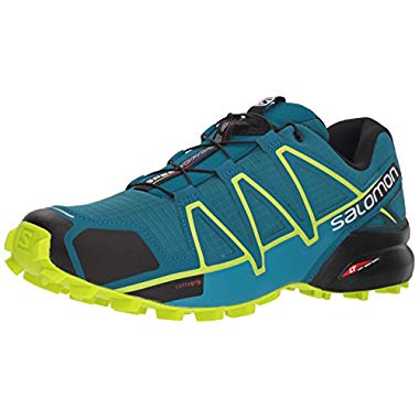 Salomon Speedcross 4,Zapatillas de Running para Hombre,Varios Colores (Deep Lagoon/Acid Lime/Reflecting Po 000),47 1/3 EU