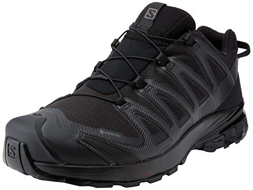 Salomon XA Pro 3D V8 Gore-Tex (Hombre Zapatos de trail running, Negro (Black/Black/Black), 40 EU)