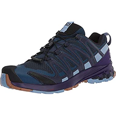 Salomon XA Pro 3D v8 GTX W, Zapatillas de Trail Running para Mujer, Azul (Poseidon/Violet Indigo/Forever Blue), 42 2/3 EU
