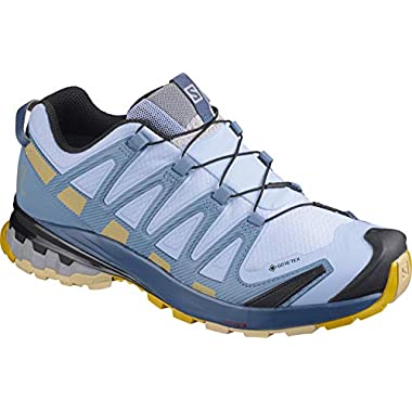 Salomon XA Pro 3D v8 GTX W, Zapatillas de Trail Running Mujer, Azul (Kentucky Blue/Dark Denim/Pale Khaki), 43 1/3 EU