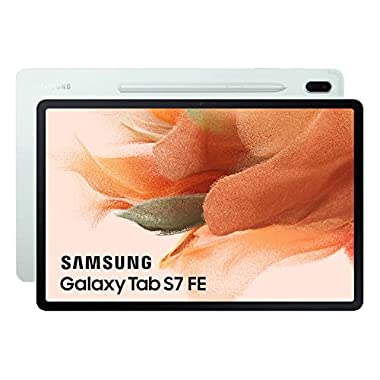 SAMSUNG Galaxy Tab S7 FE - Tablet de 12.4" - Color Verde [Versión española]