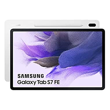 SAMSUNG Galaxy Tab S7 FE - Tablet de 12.4" - Color Plata [Versión española]