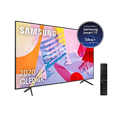 Samsung QLED 4K 2020 43Q60T - Smart TV de 43" con Resolución 4K UHD, con Alexa integrada, Inteligencia Artificial 4K Wide Viewing Angle, Sonido Inteligente, One Remote Control