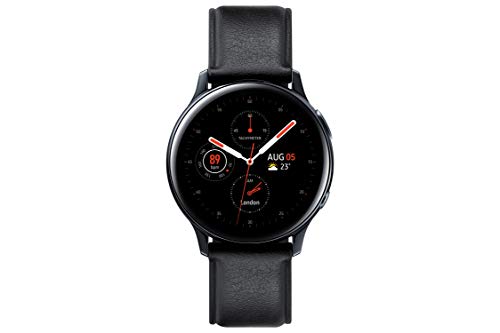SAMSUNG SM-R820NSSAPHE Galaxy Watch Active 2 - Smartwatch de Acero, 44mm, Bluetooth, Versión española, color Negro