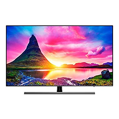 Samsung TV NU8075 Smart TV de 55" 4K HDR 10+ (Pantalla Slim,Quad-Core,4 HDMI,2 USB),Color Negro(Slate Black + Carbon Silver),Clase de eficiencia energética A