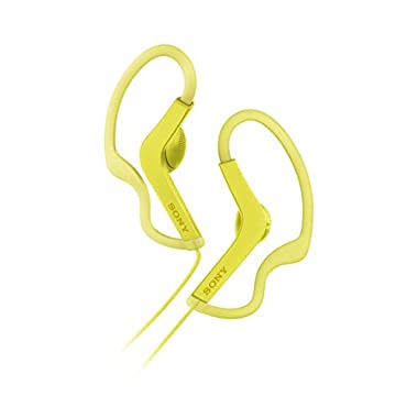 Sony MDRAS210APY.CE7 - Auriculares Deportivos de botón con Agarre al oído, Color Lima
